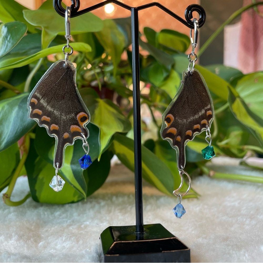 Handmade Butterfly Wing Fairy Earrings
